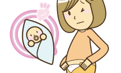 産後太りで悩む女性